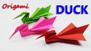 How to Make Origami Duck Step by Step I  Easy Origami Duck Tutorial
