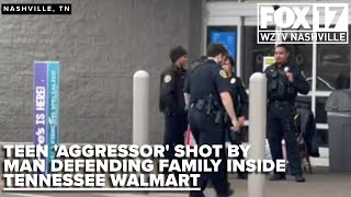 Police: Teen 'aggressor' shot by man defending family inside Tennessee Walmart