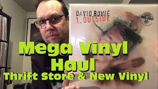Mega Vinyl Haul - Thrift Store & New Vinyl !