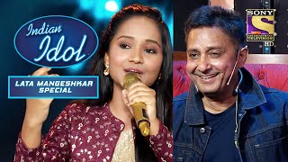 Anjali Ko Beech Performance Mein Mila Standing Ovation! | Indian Idol | Songs Of Lata Mangeshkar
