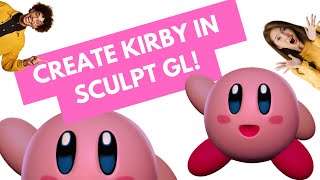 Create Kirby in SculptGl - 3D Clay Easy Instructions