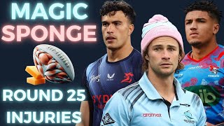 The Magic Sponge Podcast - Round 25 NRL injuries + what actually is a sin bin?