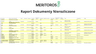 Jak Czytać Raport Dokumenty Nierozliczone? Instrukcja Krok po Kroku