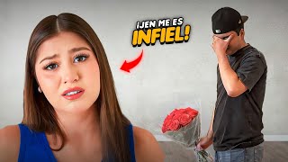 Le mandan ROSAS con MENSAJE COMPROMETEDOR!!! 😱👀 **BROMA a mi NOVIA**