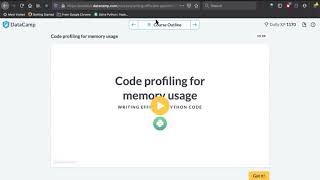 Writing Efficient Python Code 9: Memory profiling
