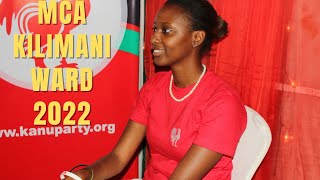 Aspiring MCA Kilimani ward : Tatiana Mumbi #kurayetu.ke