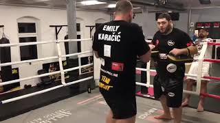 Andre Langen Training with Ismael Lazaar / Fight Palast ISERLOHN