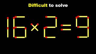 Germany | Fix The Equation by moving 1 stick | Improve IQ | Matchstick Puzzle