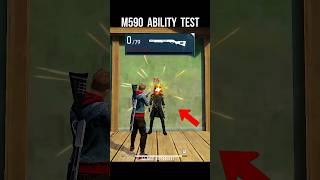 New M590 Gun Ability Test 🔥 Free Fire M590 Shotgun #srikantaff