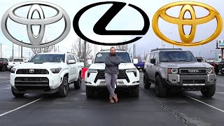 Has Toyota Gone Too Far? (2025 Toyota 4Runner vs Lexus GX550 vs Toyota Land Cruiser)