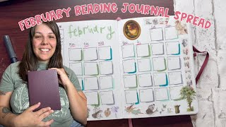 My February Reading Journal Set-Up | Trying To Become A Journaling Girlie