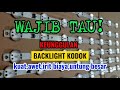 Tips mengganti lampu backlight tv LED supaya awet