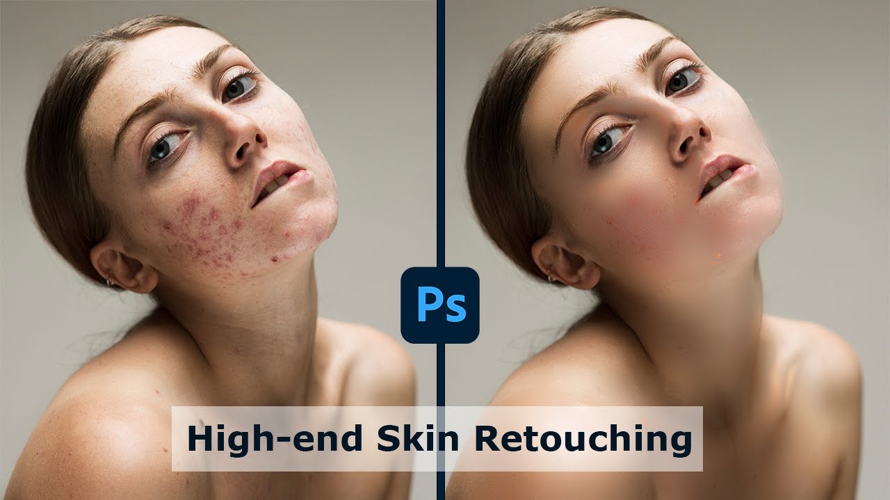 High End Skin Softening In Photoshop In Few SECONDS - YouTube