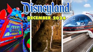 Monorail Nose Ride, Astro Blasters, Pirates and MORE! | Disneyland December 2024