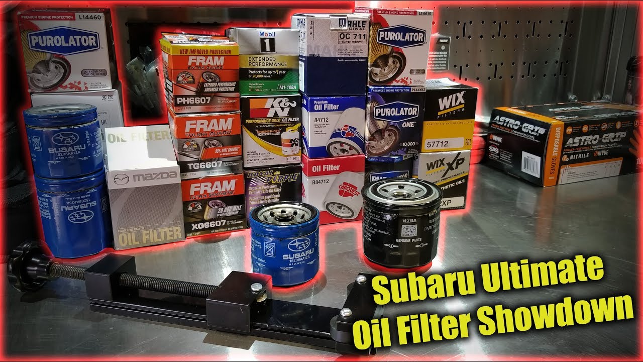 Ultimate Subaru Oil Filter Showdown - YouTube