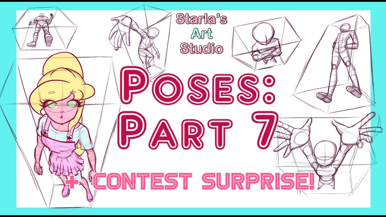 Cartoon Anatomy Poses! Pt 7 Dynamic Poses & Surprise!! | Starla's ...