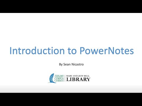Introduction To Powernotes Youtube