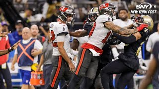 Mike Evans, Marshon Lattimore ejected after fight in Bucs-Saints game | New York Post Sports