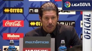 Rueda de Prensa de Simeone tras el Rayo Vallecano (2-4) Atlético de Madrid - HD