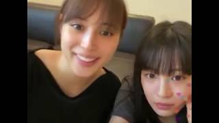 Suzu Hirose (広瀬 すず) Zusu \u0026 Alice Hirose (アリス) Sisters Instagram live [インスタライブ] 2020/05/13