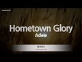 Adele - Hometown Glory (Melody) (Karaoke Version)
