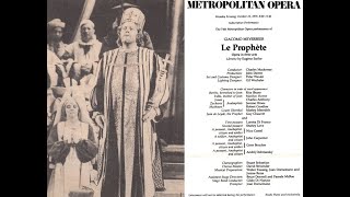 G.MEYERBEER: Le Prophète (New York, 1979)