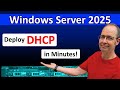 Install & Configure DHCP in Windows Server 2025 – Beginner Step by Step Guide
