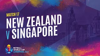 New Zealand v Singapore | Match 17 | NWC2019
