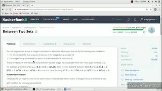Between Two Sets Hacker Rank Solution in C Programming Language