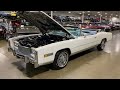 1976 cadillac el dorado convertible in white