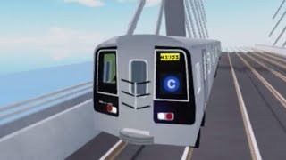 (HD) Roblox: Driving the R110B on the C Local Train from Lincoln Park South to West Street