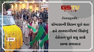 Junagadh: ચોમાસાની સિઝન પૂર્ણ થતા હવે સાસણગીરમાં સિંહોનું વેકેશન પૂર્ણ થયુ સાથે અન્ય સમાચાર