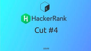 #15 Cut #4 | HackerRank Linux Shell #shellscripting #hackerrank #659 #coding #computerscience