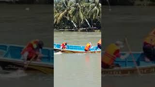 Kejadian lucu lomba perahu dayung di Pantai Soge Pacitan