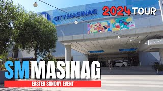 [4K] SM CITY MASINAG 2024 MALL TOUR + Easter Sunday Event