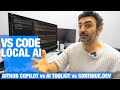VS Code with FREE Local AI - GitHub Copilot vs Continue.dev REVIEW & Setup Guide