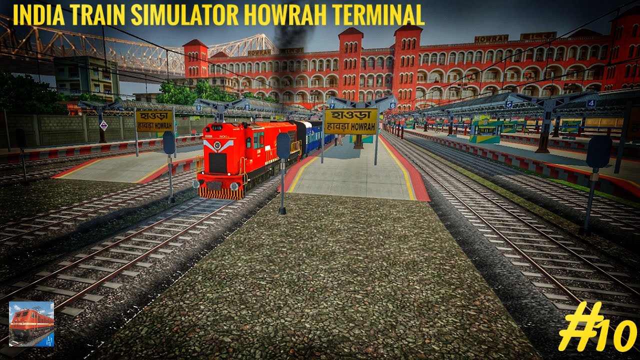 Indian Train Simulator Howrah Terminal Jerryisgaming 10 Youtube