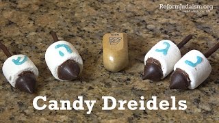 How to make edible dreidels