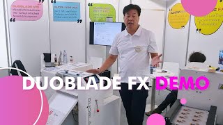 DUOBLADE FX DEMO IN DRUPA2024 BY VALLOY