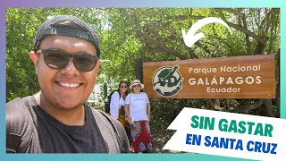 Qué visitar en GALAPAGOS GRATIS 🐢 Isla SANTA CRUZ 🏖