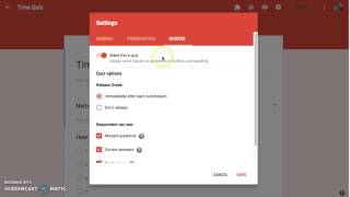 New Quizzes Feature in Google Forms