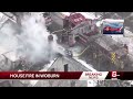 firefighters fight two alarm house fire in woburn massachusetts