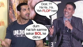 John Abraham's BEST Reply To Akshay Kumar's INSULT On On Gold CLASH With Satyamev Jayate On 15th Aug