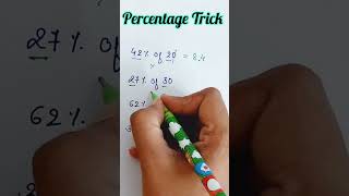 Percentage Trick in Seconds | Easy Math Shortcut | Quick Calculation Tips #mathematics