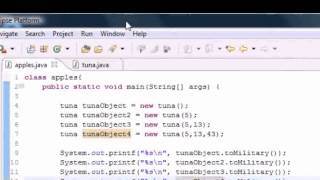 Java Programming Tutorial 41 Building Objects for Constructors