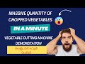 Everything You Need to Know About Commercial Vegetable cutting machine