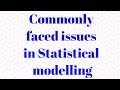 Statistical Models: Non Linearity, Multicollinearity, Autocorrelation, Heteroscedasticity, Outliers