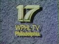 cw wphl tv 17 sign on 1987 1988