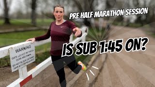 A PB In Training. But Is A SUB 1:45 Half Marathon On? Pre Race Session.