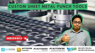 Autodesk Inventor Custom Sheet Metal Punch Tools